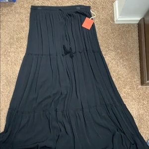 Mossimo long black Maxi Skirt